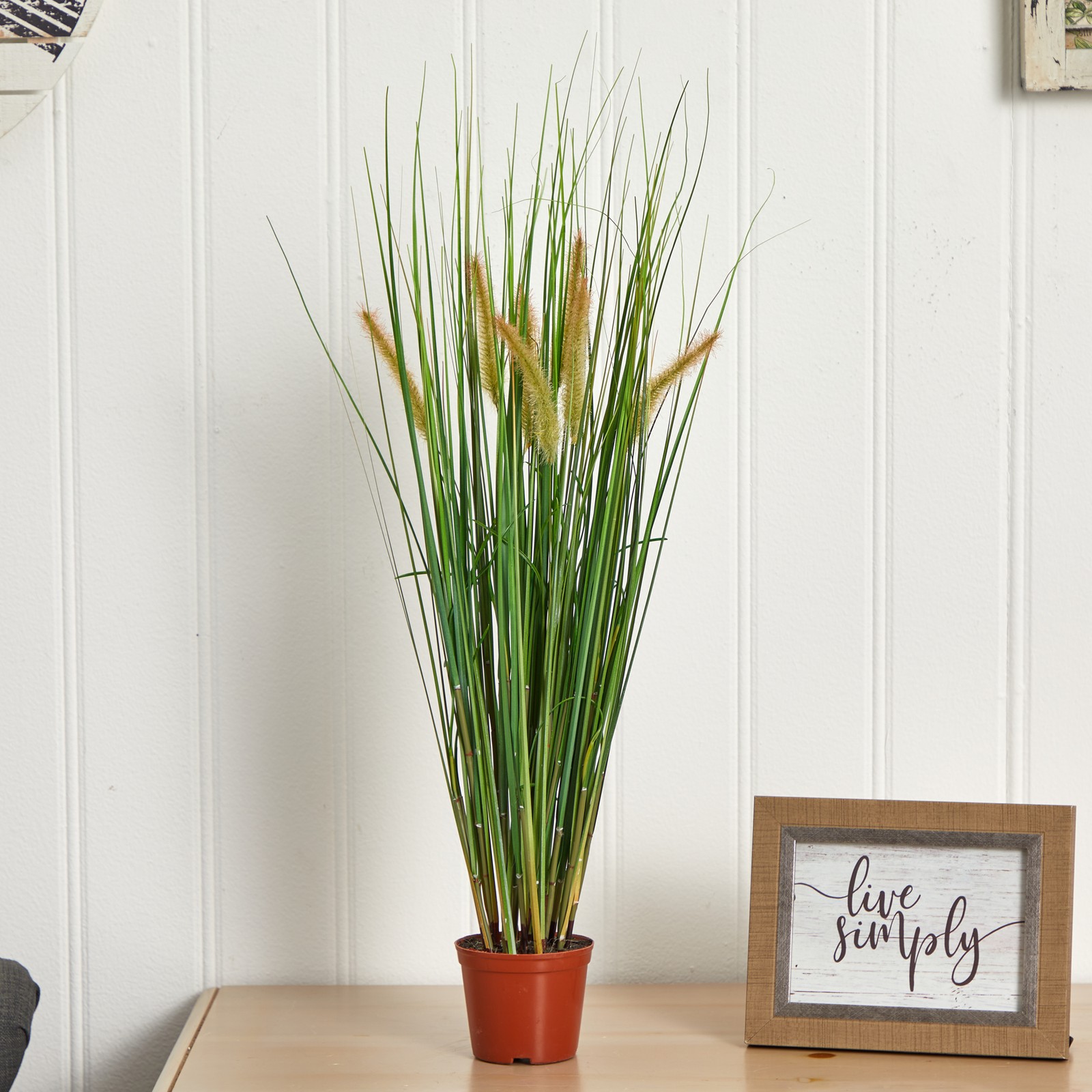 Nearly Natural 2.5ft Grass Plant in Green