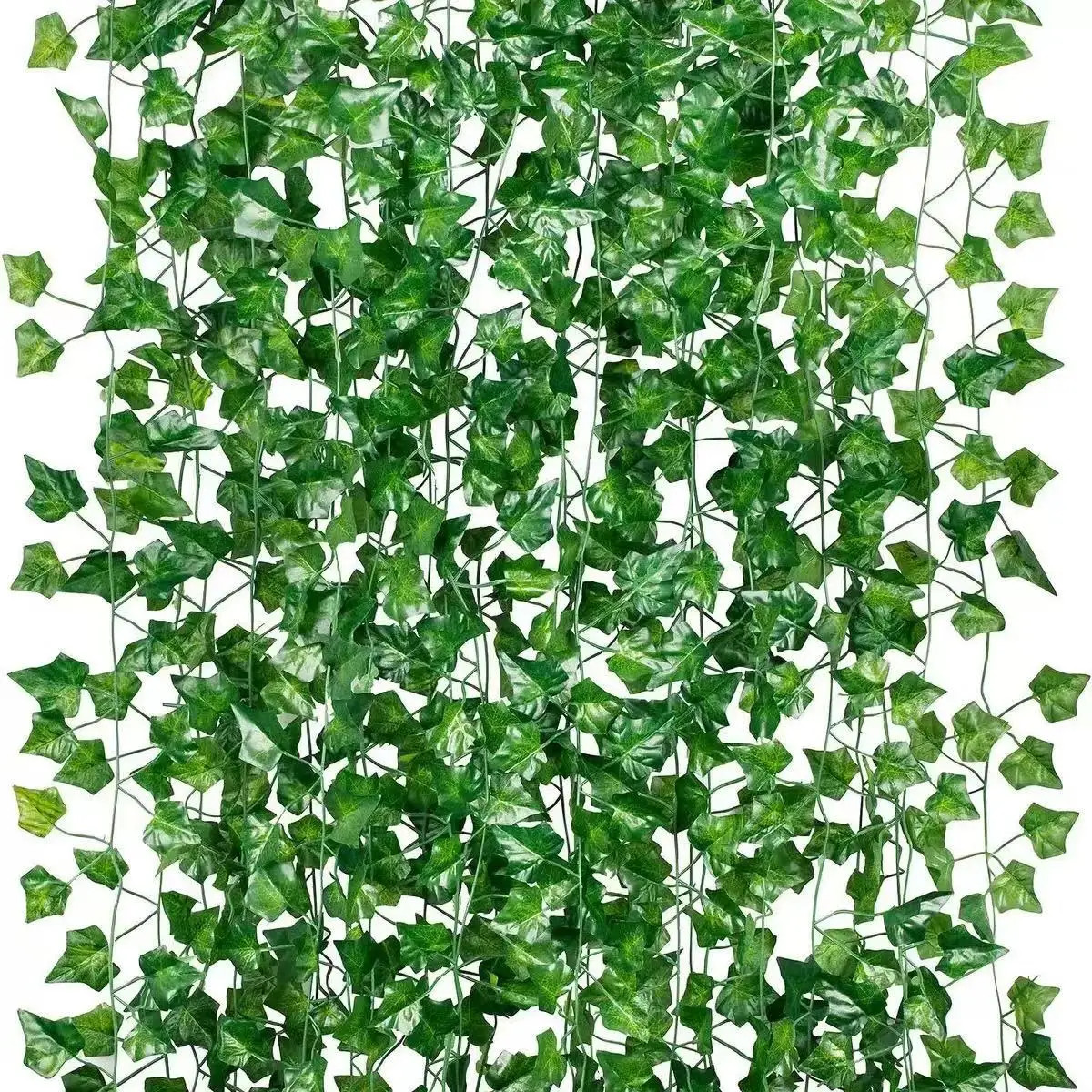 2.1M Green Ivy Leaf Hanging Vine Artificial Garland Silk Wall Plant Home Garden