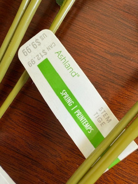Ashland Faux Hanging Willow Stem Set 3 Green 40L Fake Leaves New🦩