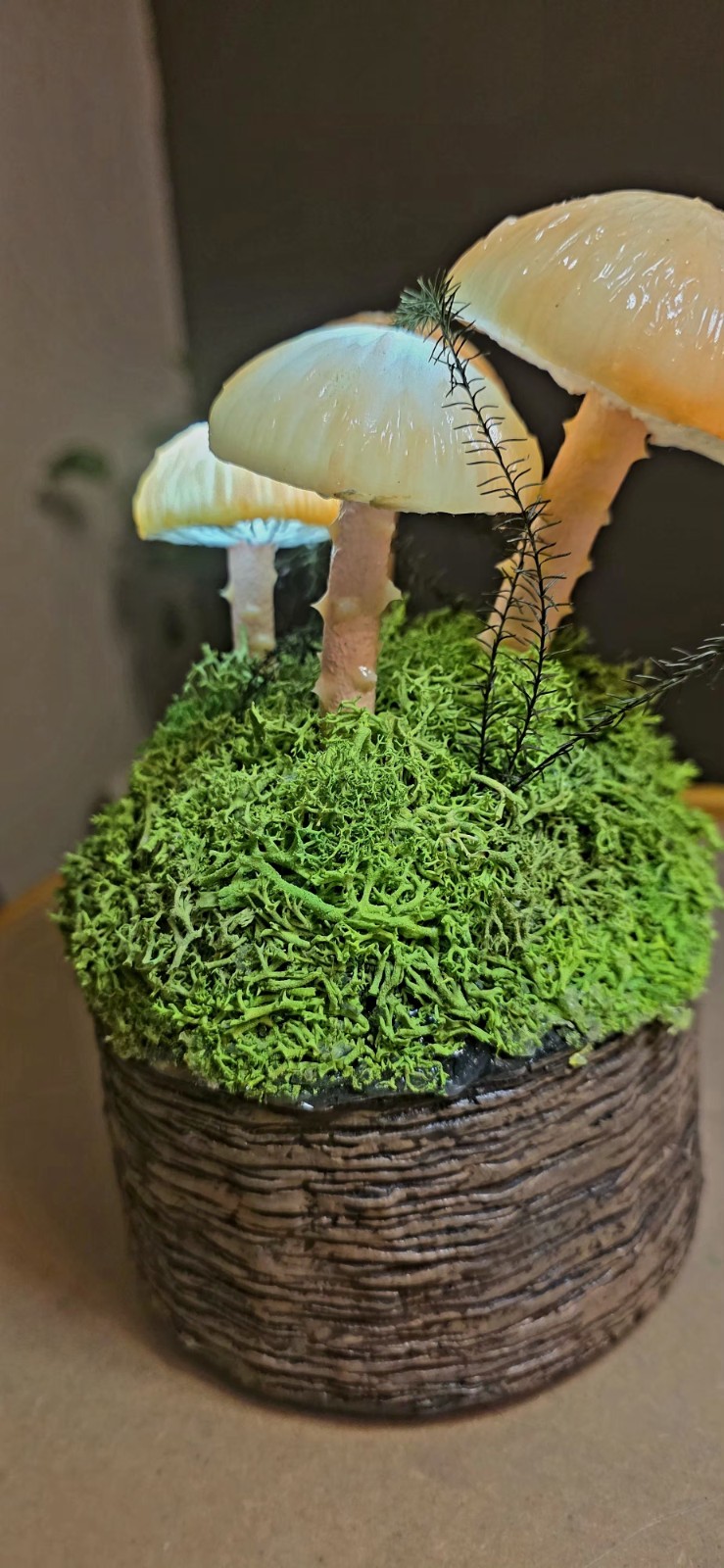 Mushroom “Fungi” Table Light Battery Operated Whimsical Cottagecore