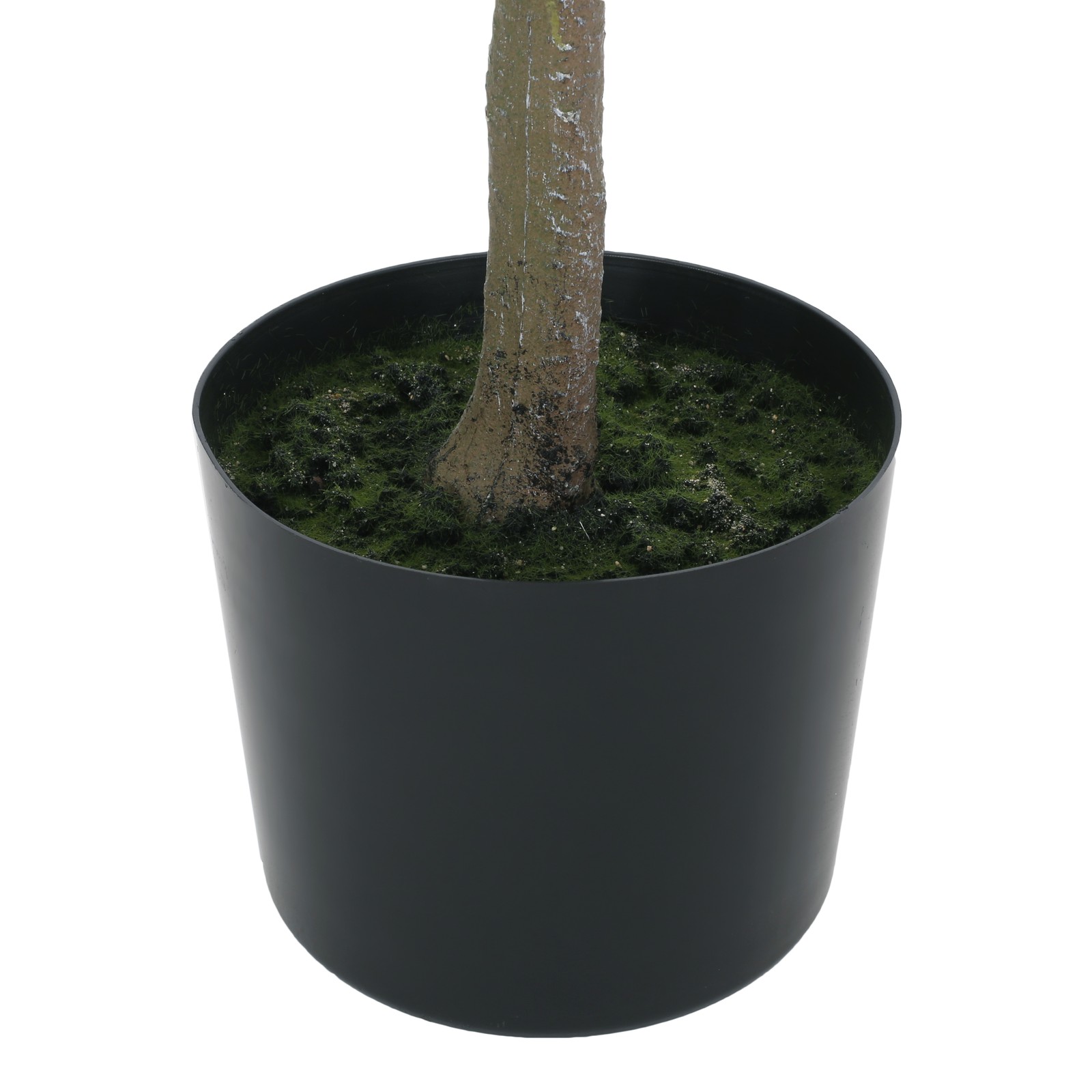 Artificial Leaf Tree 59 Inch Pre-Potted Realistic Faux Plant Indoor Decor