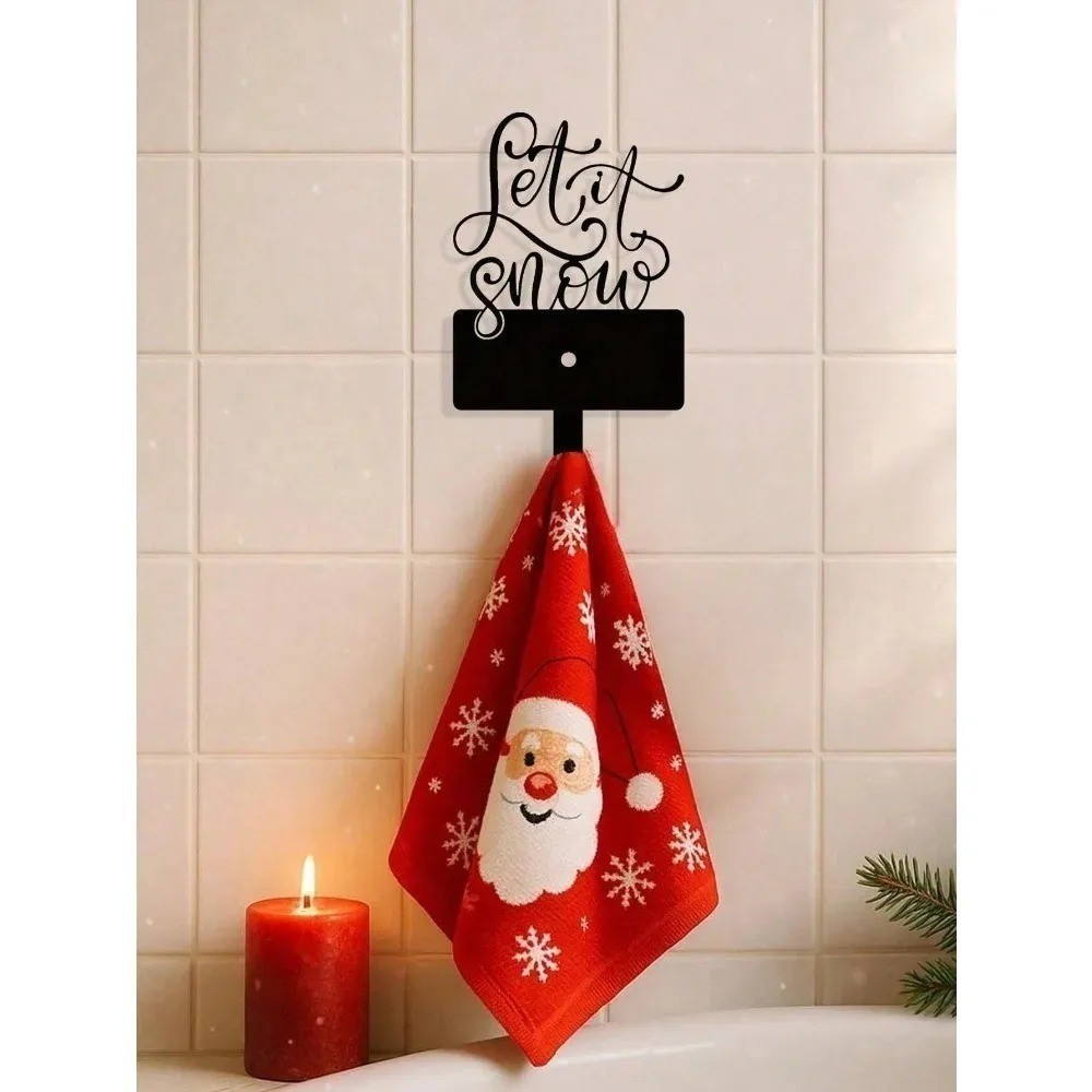 Snowflake Duty Wall Hooks Rustic Farmhouse Entryway Coat Key Organizer Decor
