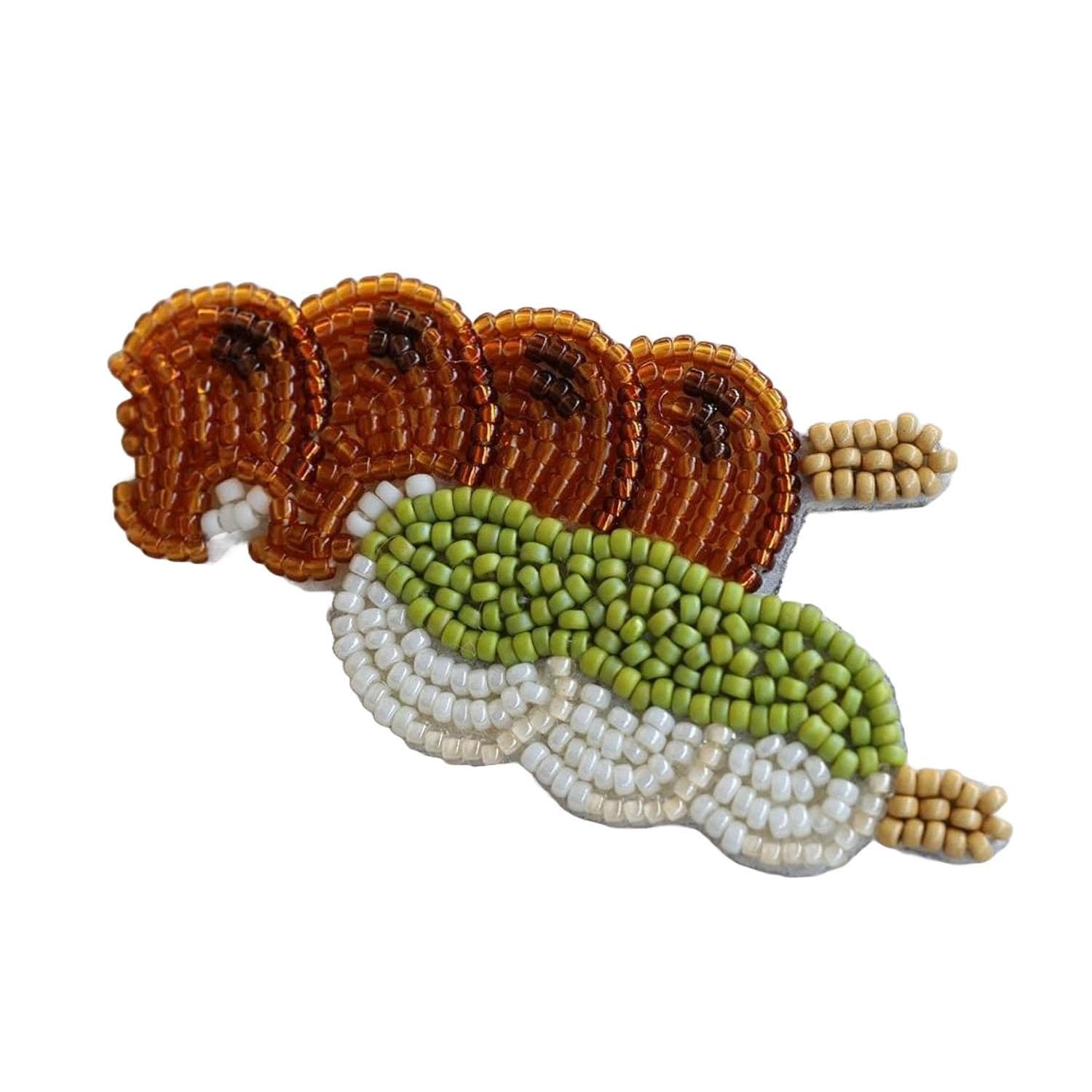 MIYUKI Bead Embroidery Hungry Brooch Kit Dango Mochi HCA20-2