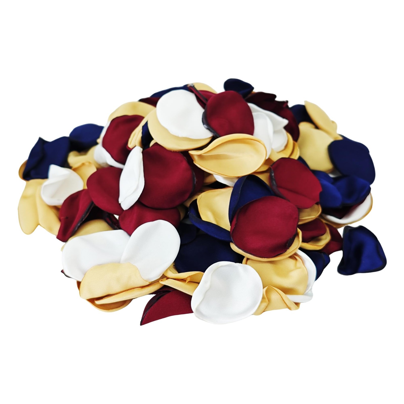 300PCS Silk Rose Petals, Realistic Soft Fabric Flower Petals, Burgundy Decor