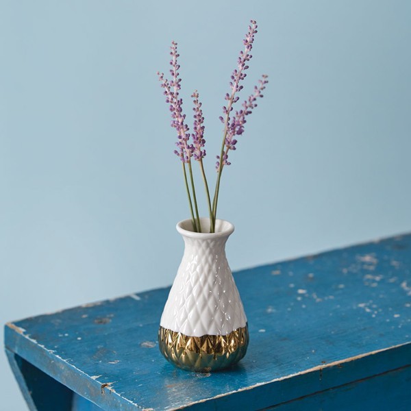 Gold dipped mini bouquet vase CTW