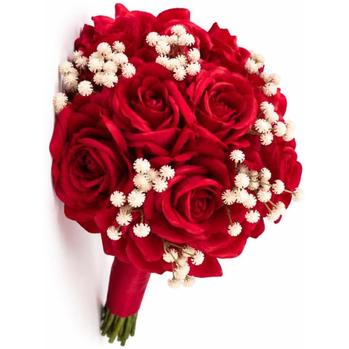 Artificial Flower Ball Centerpiece Red Rose Wedding Party Table Decor 4-PACK