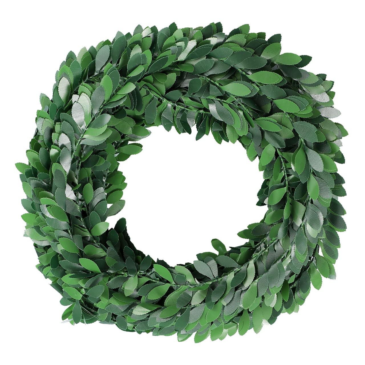 Artificial Green Vine Garland: 260in Long Fake Vine PVC Leaves & Iron Wire Fa…