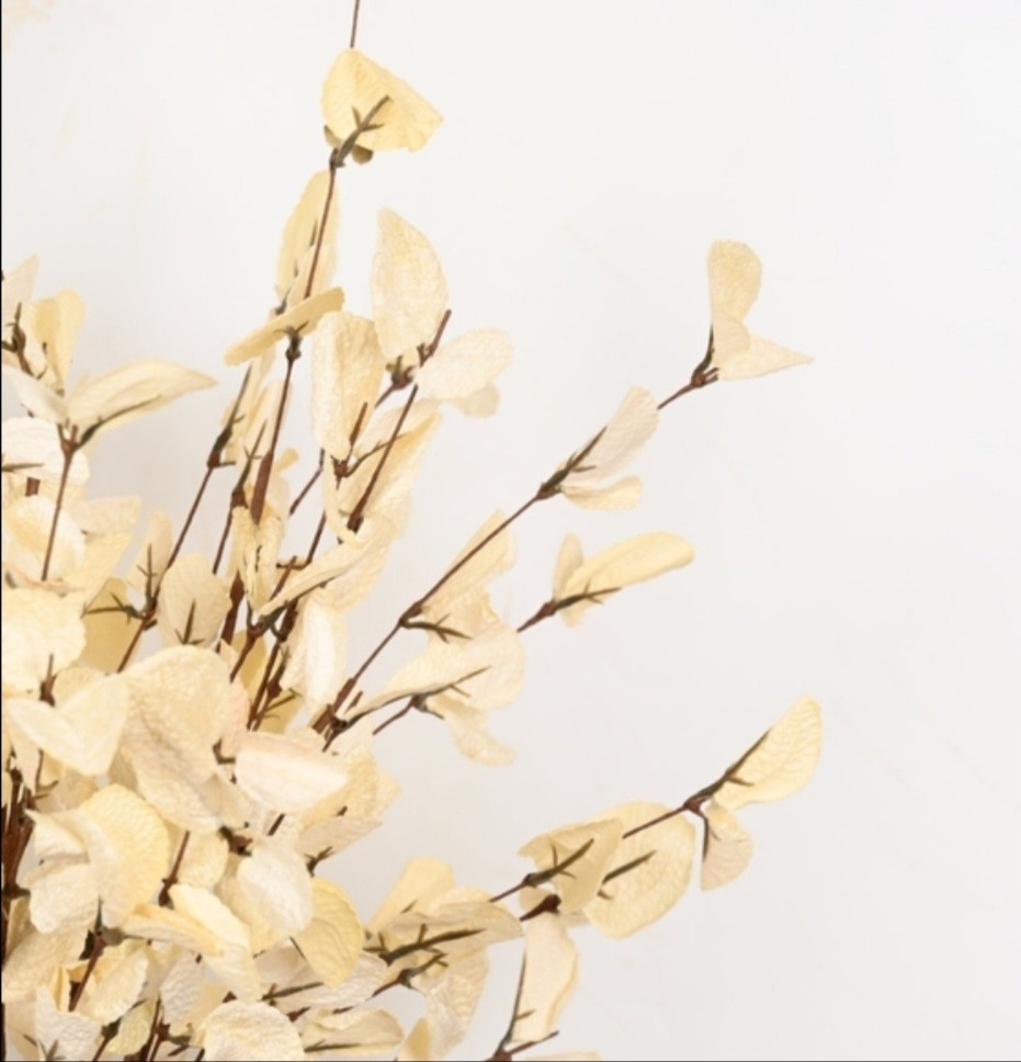 One Primrue 26″ Cream Faux Eucalyptus Stem – Boho Home Decor!