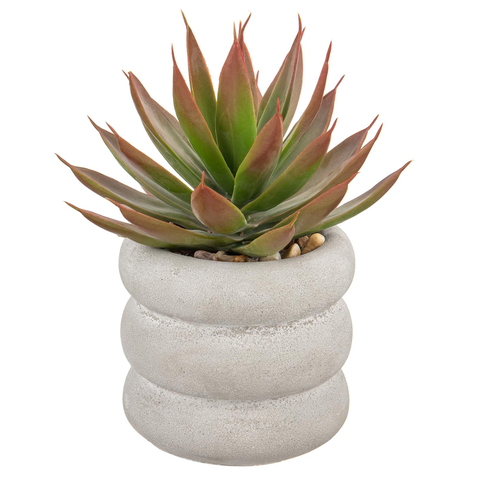 Fake Plants Succulents Artificial Agave Succulent Plants Faux Aloe Plant in W…