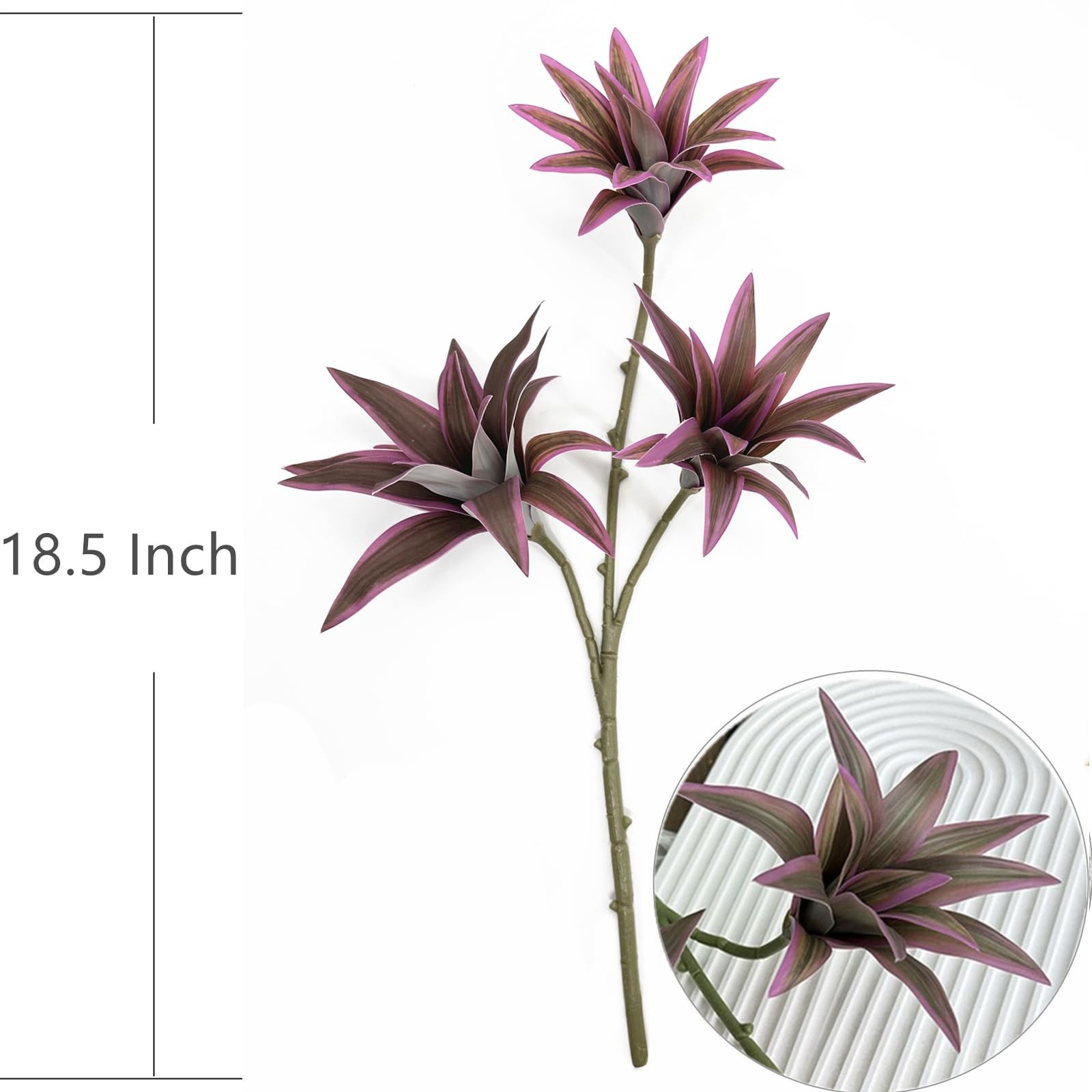 Artificial Plants, Fake Dracaena Plant Indoor Outdoor Bonsai Decor Faux Green…