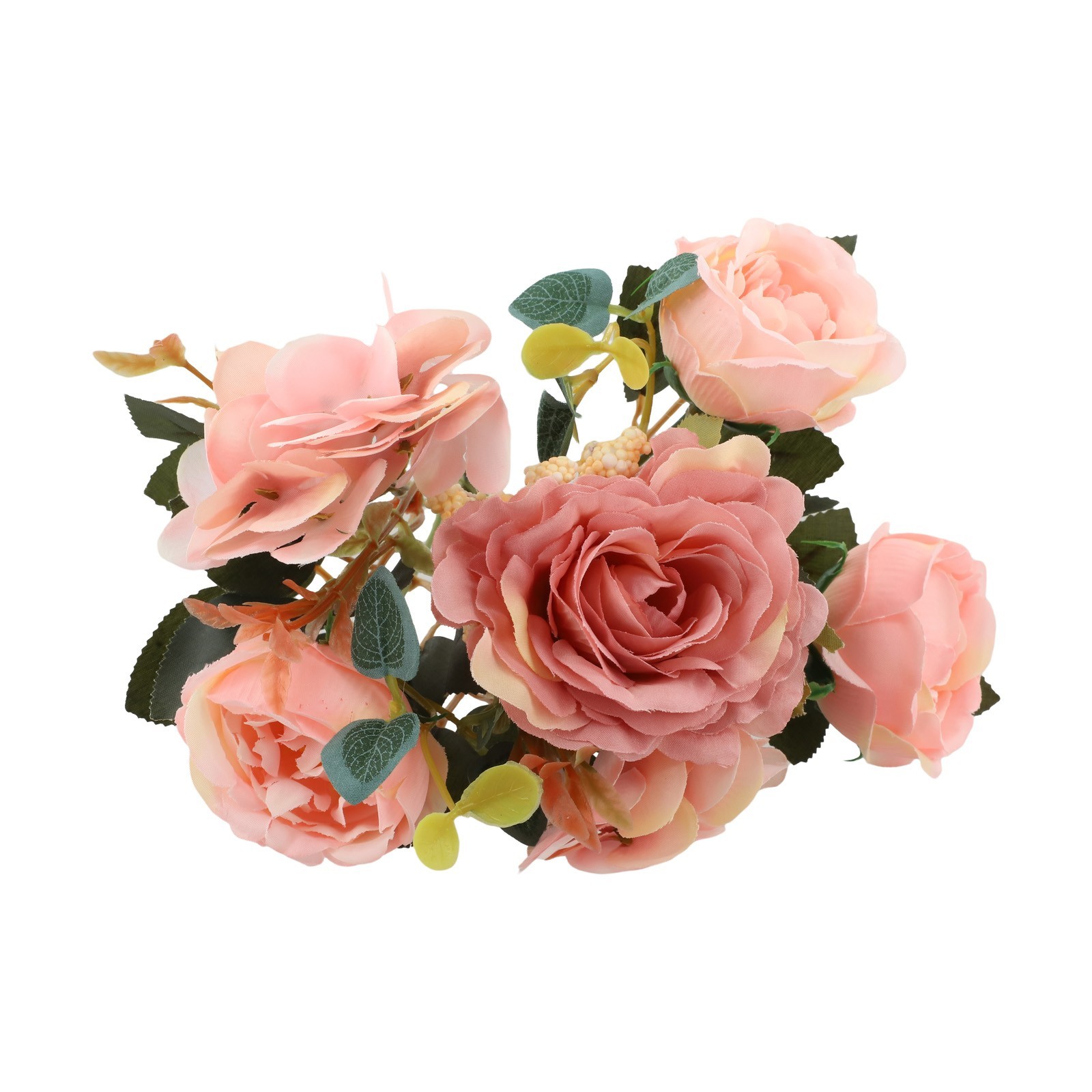 Silk Flowers Artificial Peony Bouquet for Autumn For Weddings and Decor