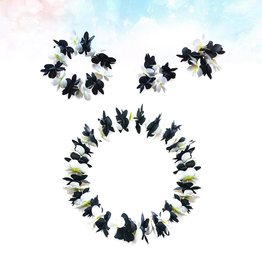 4 Pcs Hawaiian Party Decoration Themed Decorations Engaged Garland