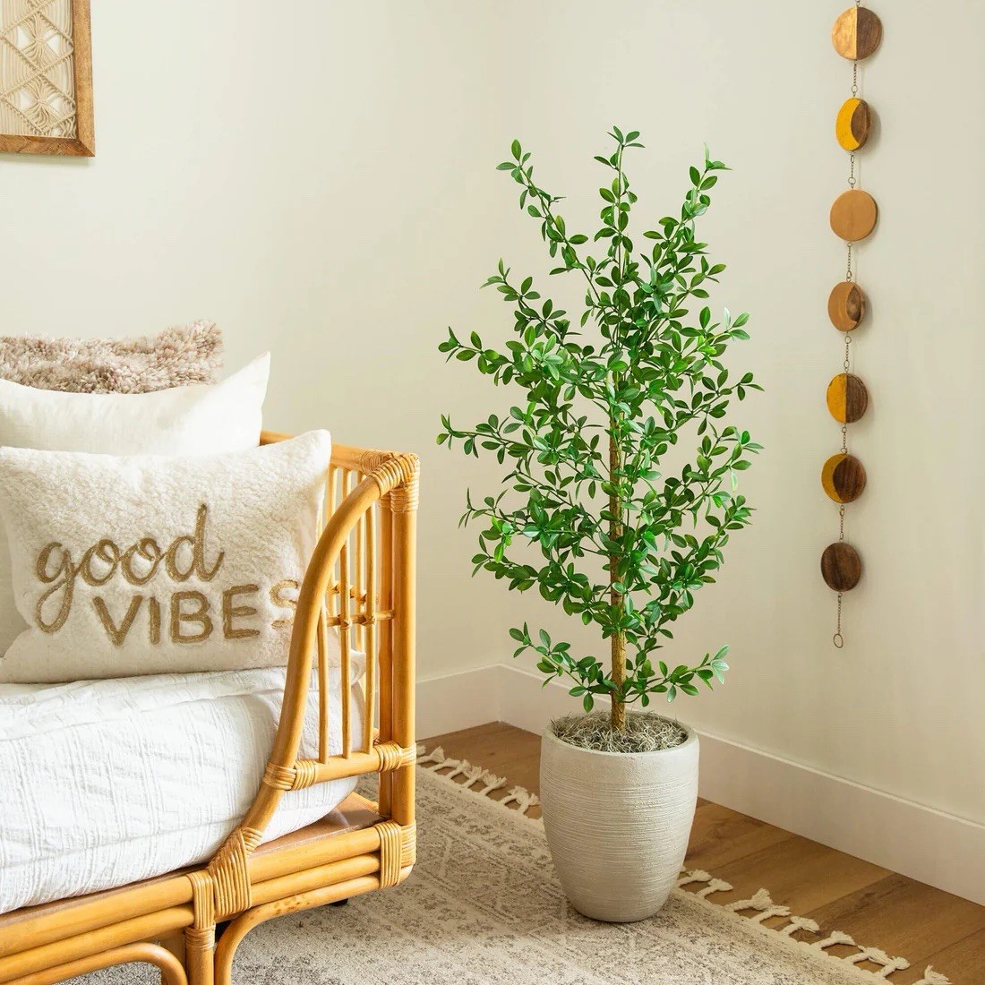 4′ Artificial Shady Lady Black Olive Tree