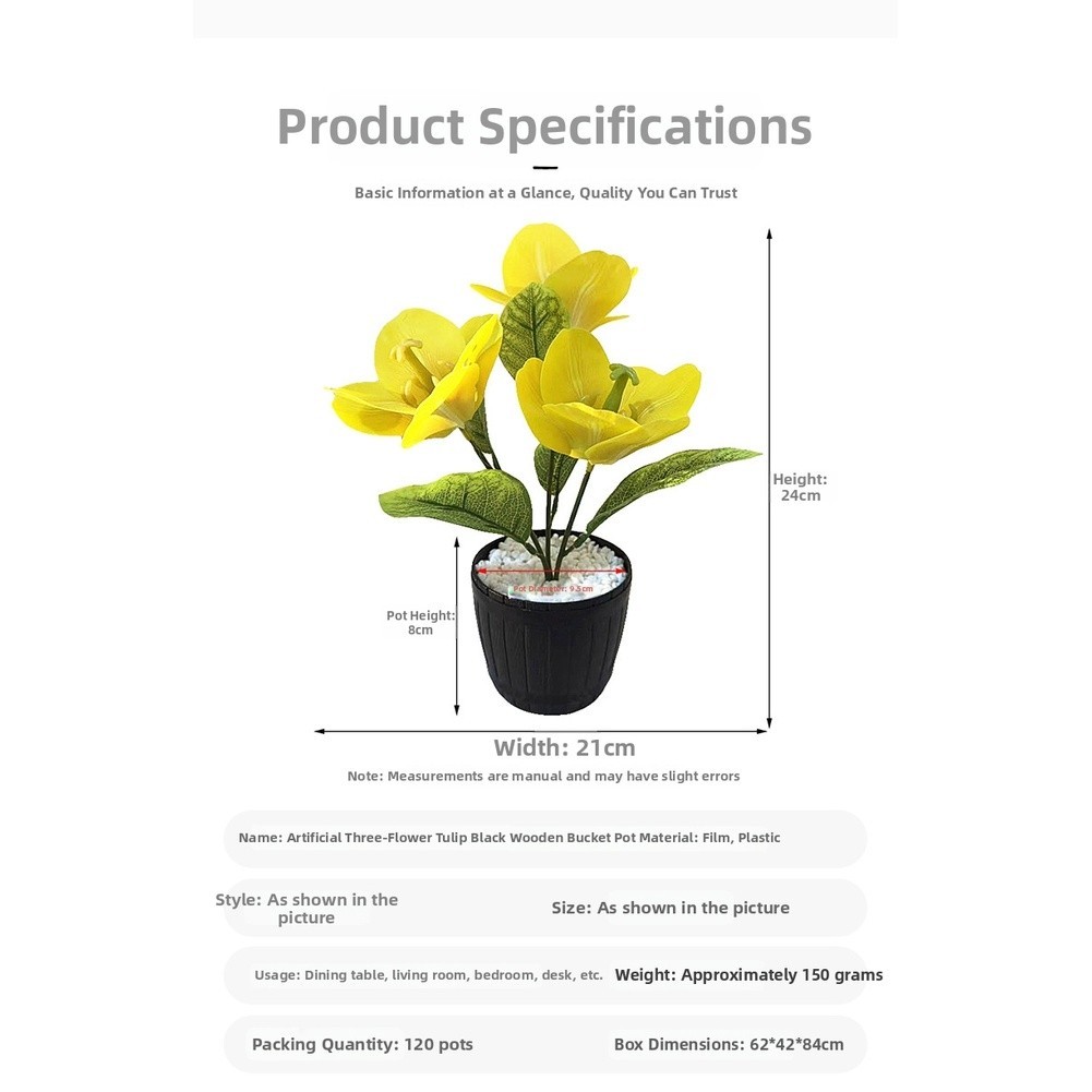 Artificial Flower with Realistic 3D Printed Design for Multiple Displays Blue