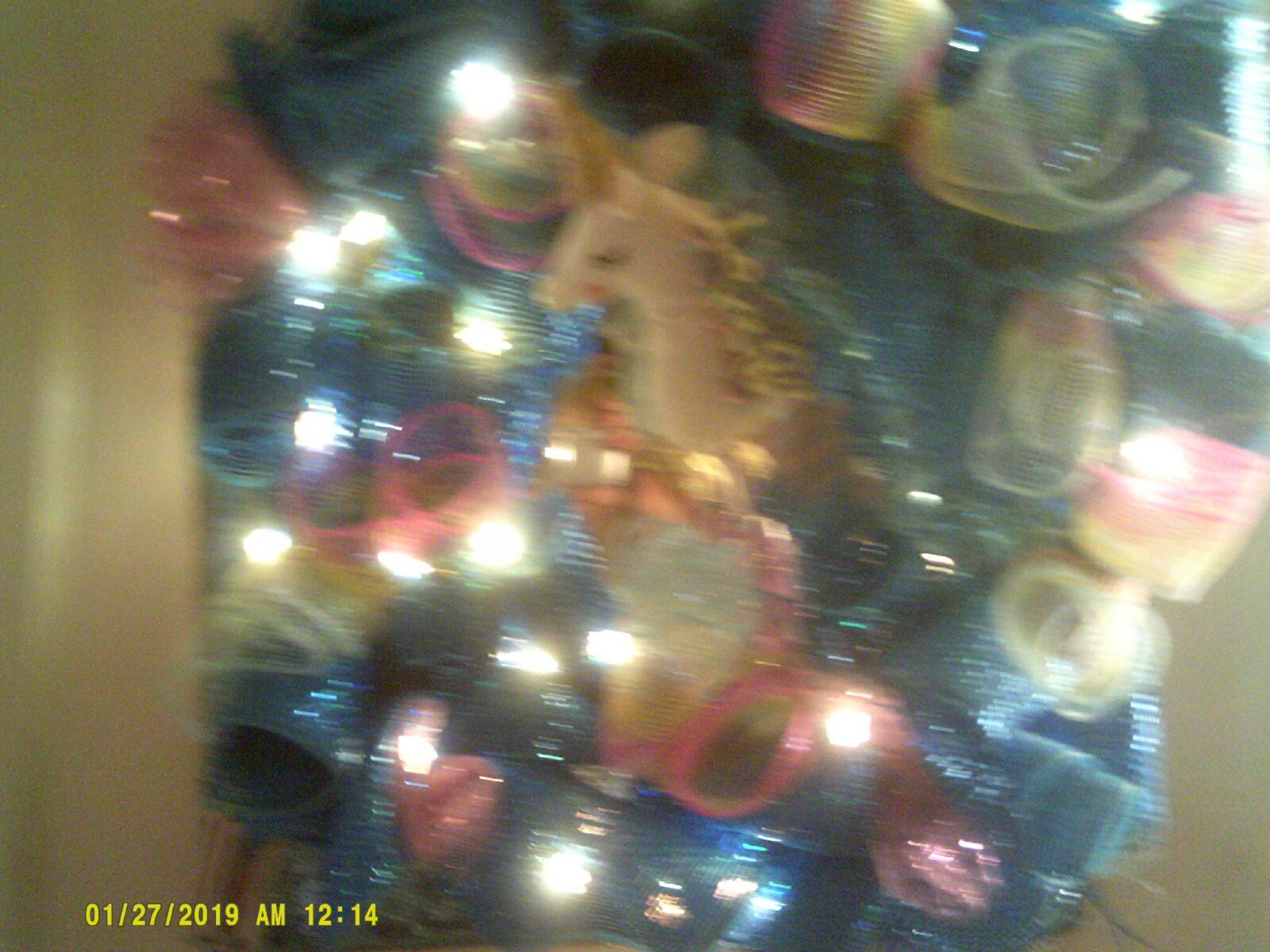 Unicorn Wreath Lighted Blue/Pink adorned with Light Unicorns