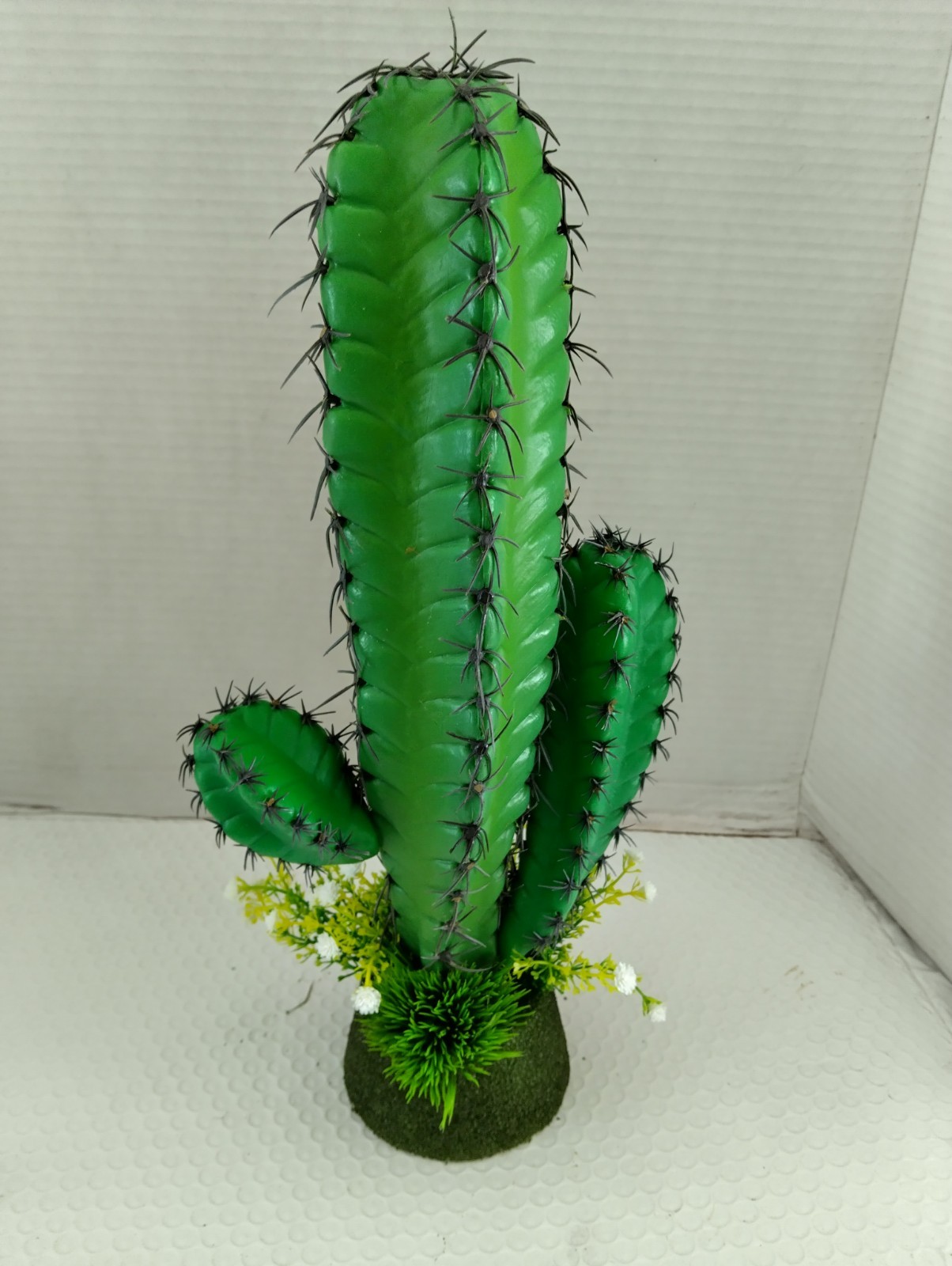 15″ Artificial column cactus.