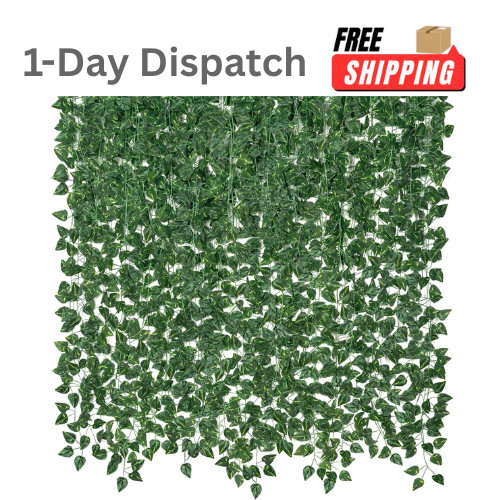 14 Pack 98Ft Artificial Ivy Garland UV Resistant Fake Vines for Wall Decor