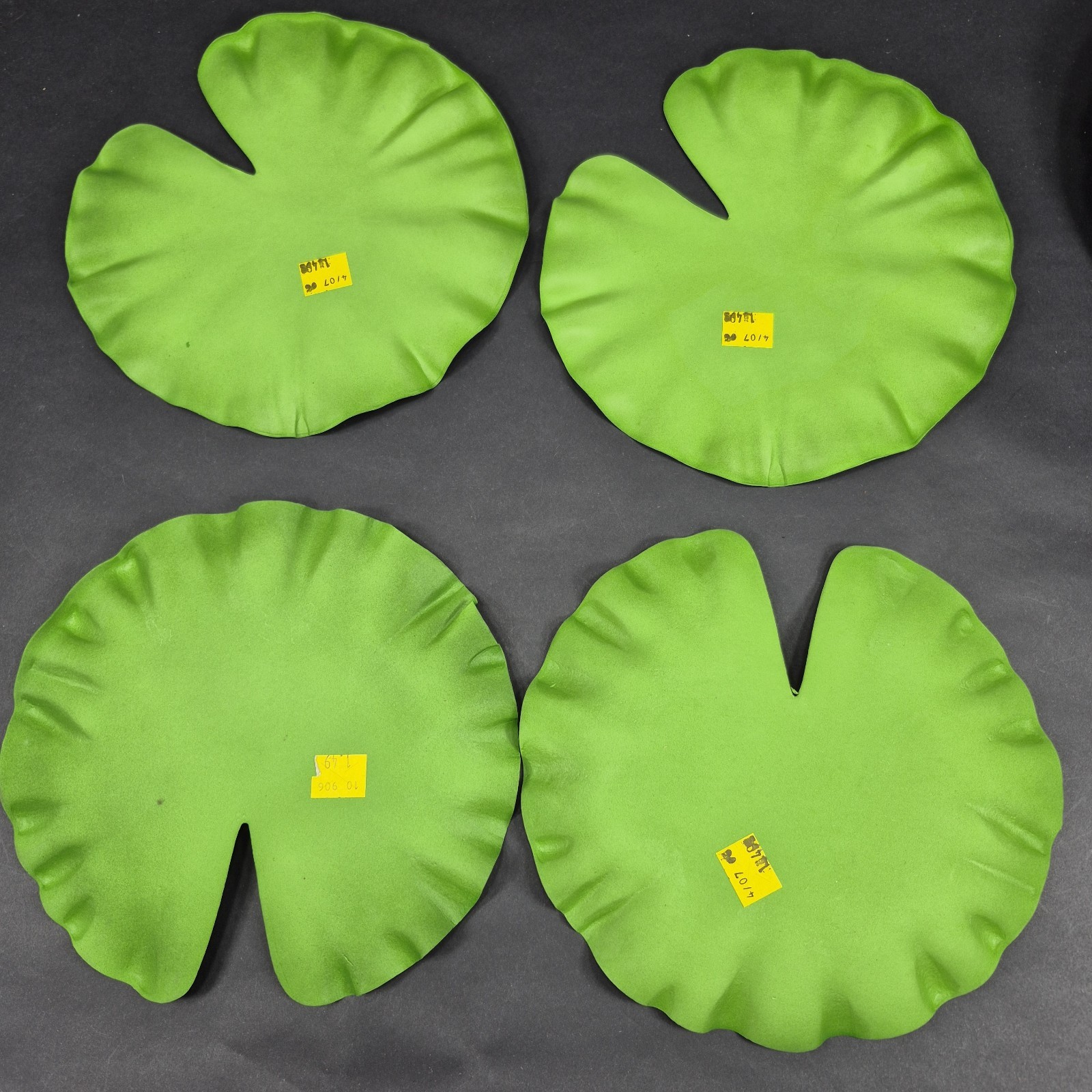 16PCS Artificial Lily Pads Floating Pond Flowers Lotus Plants Aquarium Decor Set