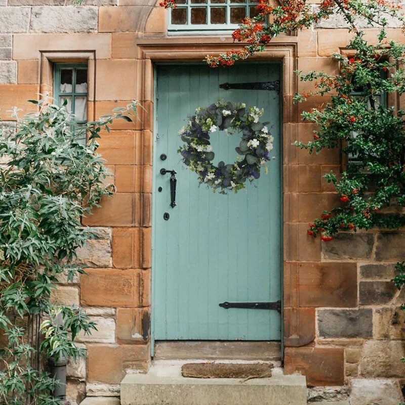 Eucalyptus Wreath Front Door Greenery Garland Garden Christmas