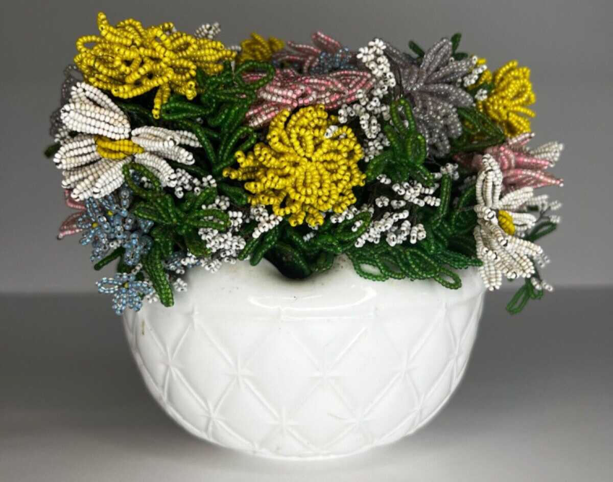 Seeded Beaded Floral Arrangement