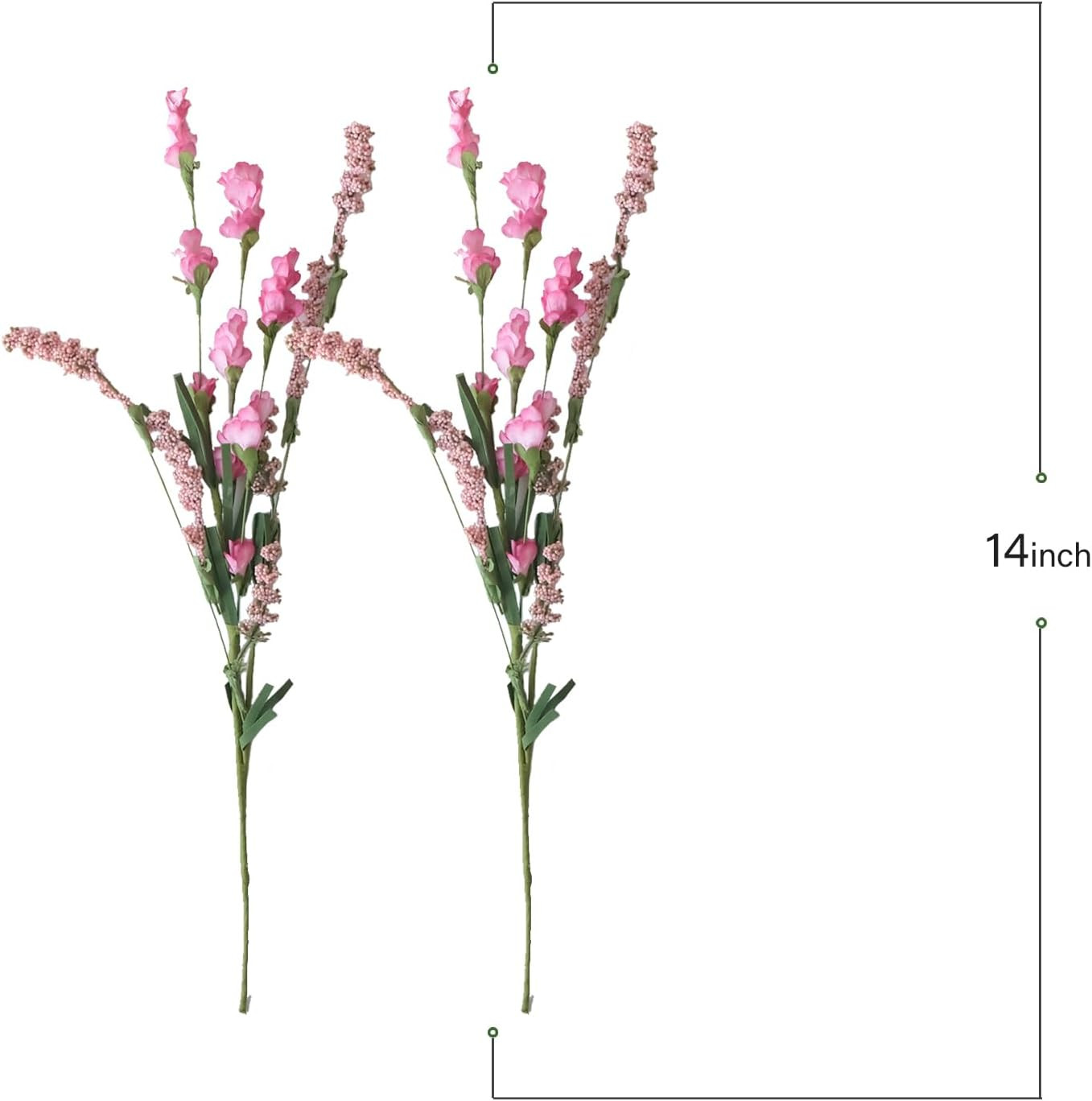 10Pcs Artificial Flower Bulk Spring/Summer Flowers Wedding Party Vase Bouquet Fl