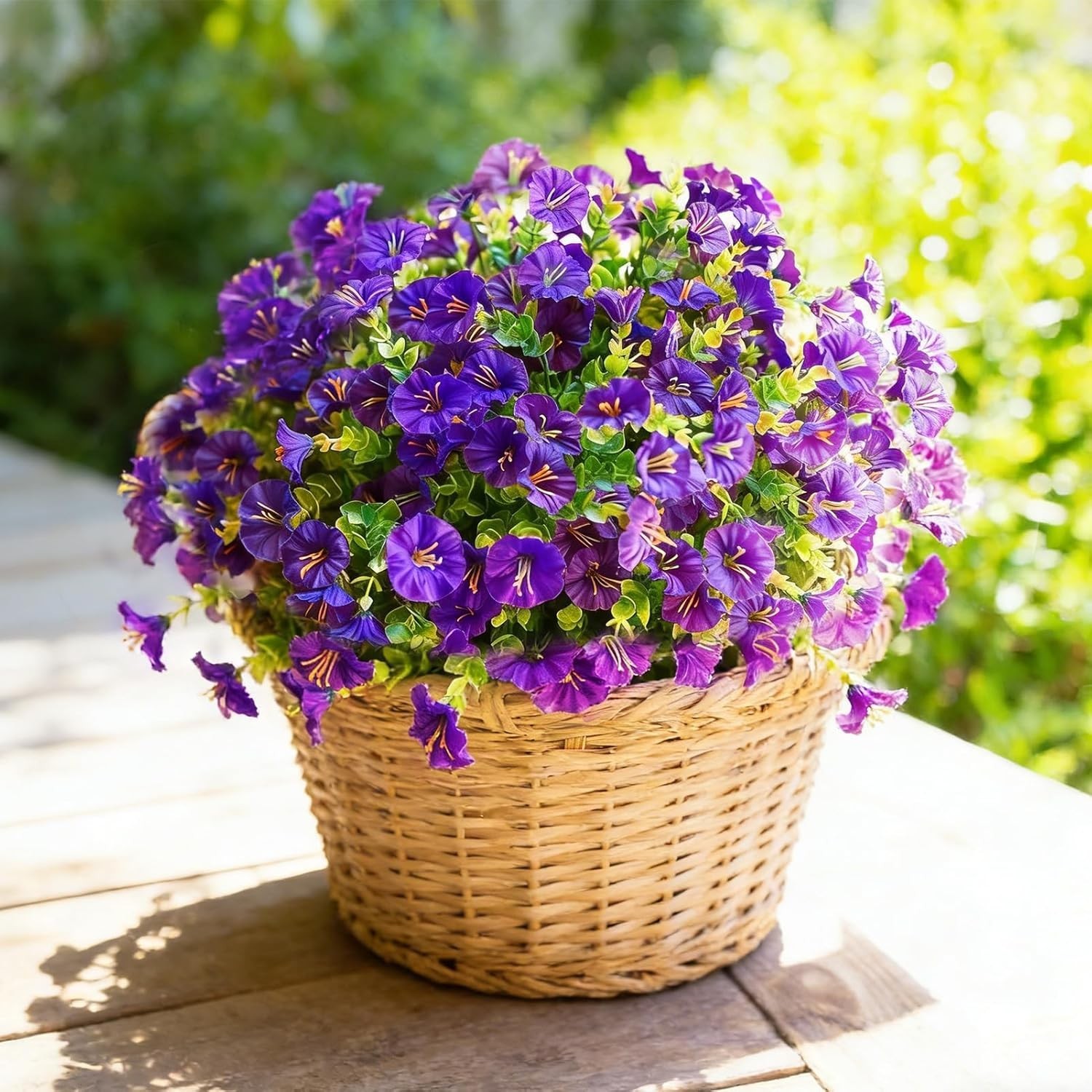Zero Maintenance 12 Bundles Faux Flowers – Perfect for Spring and Summer Style