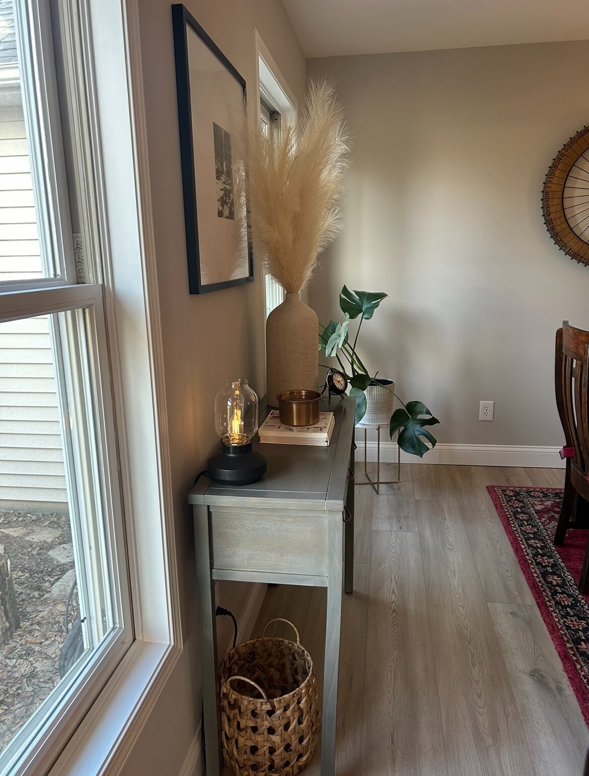 FAUX PAMPAS GRASS! Pack of 3 PCS total length 42 inches, beige color.
