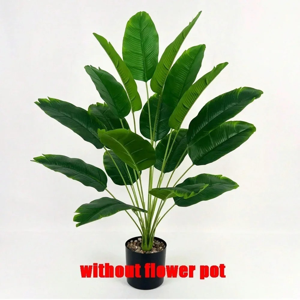 Leaves Artificial Plants Large Tropical Palm Tree Fake Banana Plants Leaves Real