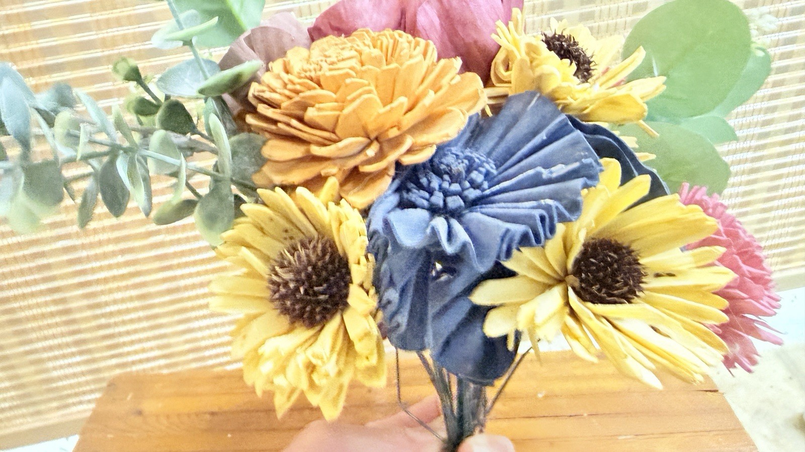 Craft Wood Flower bouquet, BEAUTIFUL