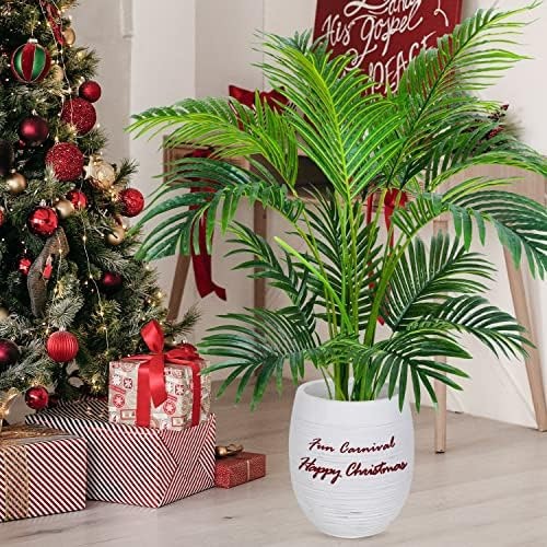 Worth Garden 4ft Artificial Areca Palm Plant, Fake Cane Palm Silk Tree Indoor…