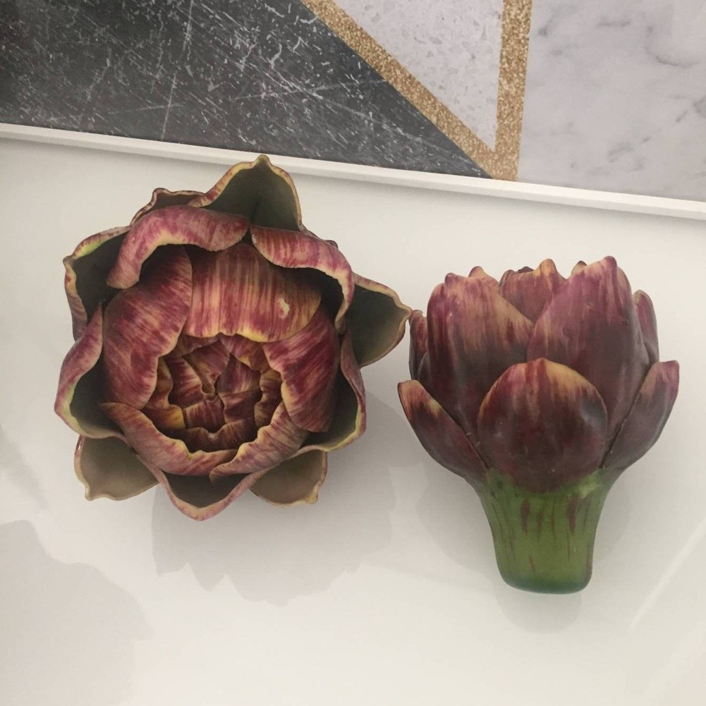 Artificial Artichokes 10 cm Long Sturdy Material for Lasting Home Decoration