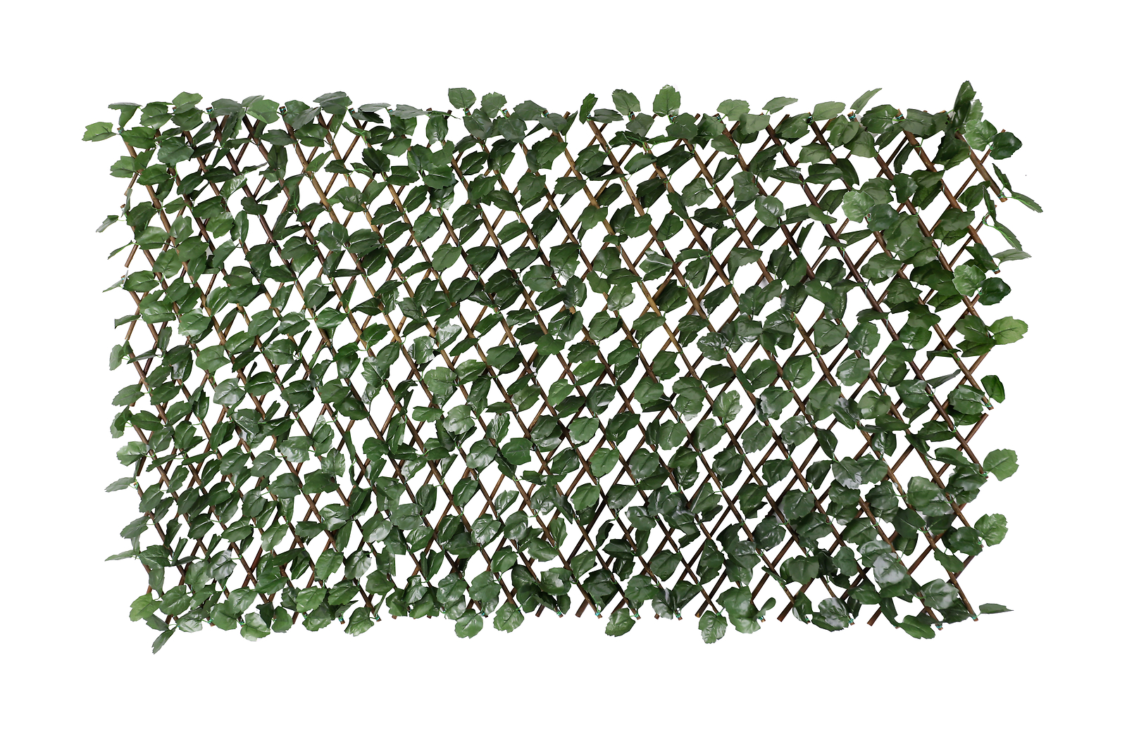 Artificial 15″x48″ Expandable Faux Ivy Leaf Single Fence Panel Home Garden Decor