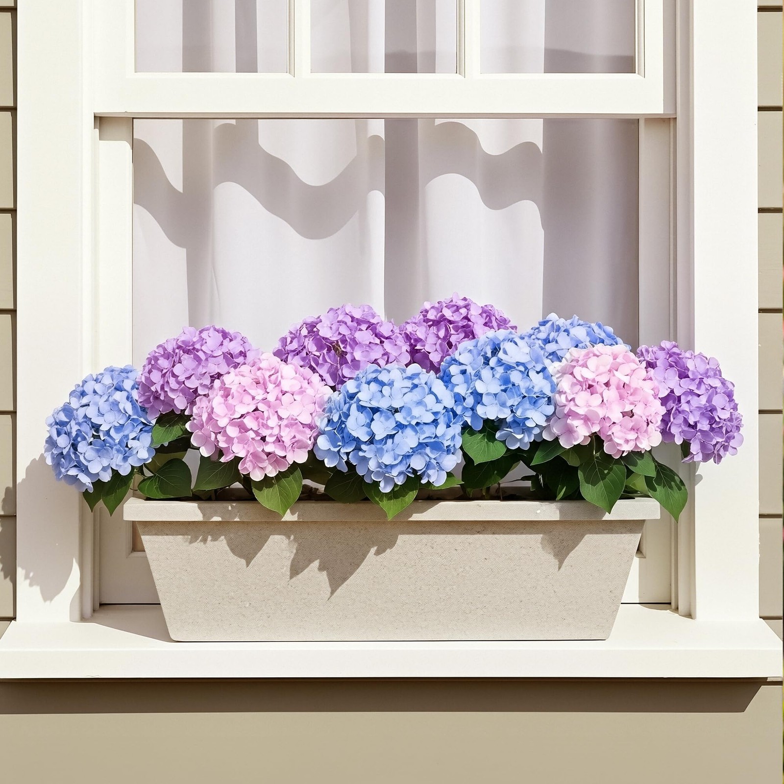 Auihiay 6 Bundles Hydrangea Artificial Flowers for Outdoors and Indoor, Bulk …