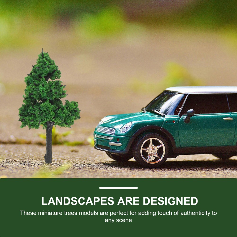 85 Pcs Mini Landscape Tree Model Bonsai Figurines Artificial Miniature