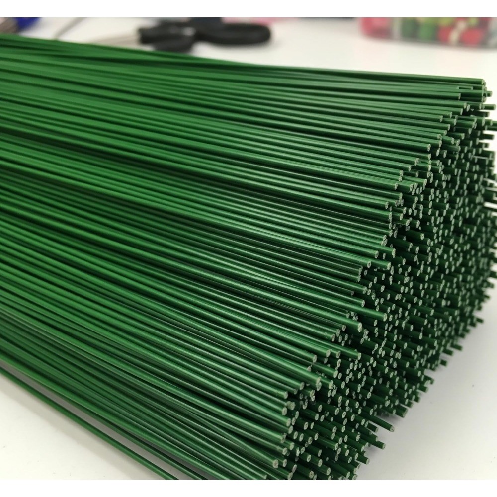 200PCS 10″ Plastic Floral Stem Plastic Flower Stems Artificial Floral Rod Flower
