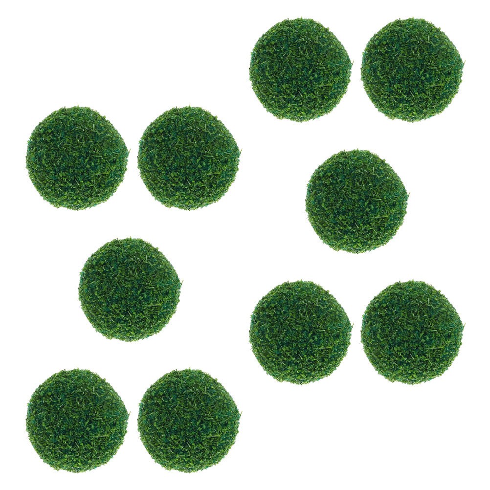 10 Pcs Miniature Artificial Plant Spheres For Fairy Garden And Model Building