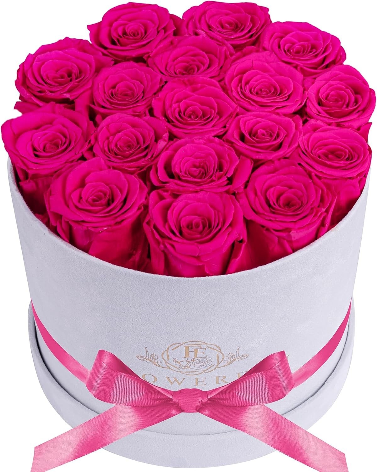 Gorgeous 17 Roses in Suede Box – Perfect for Anniversaries & Special Moments