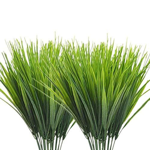 Artificial Wheat Grass, Plastic Plants Shrubs Bushes Fake Wheat Grass 5pcs
