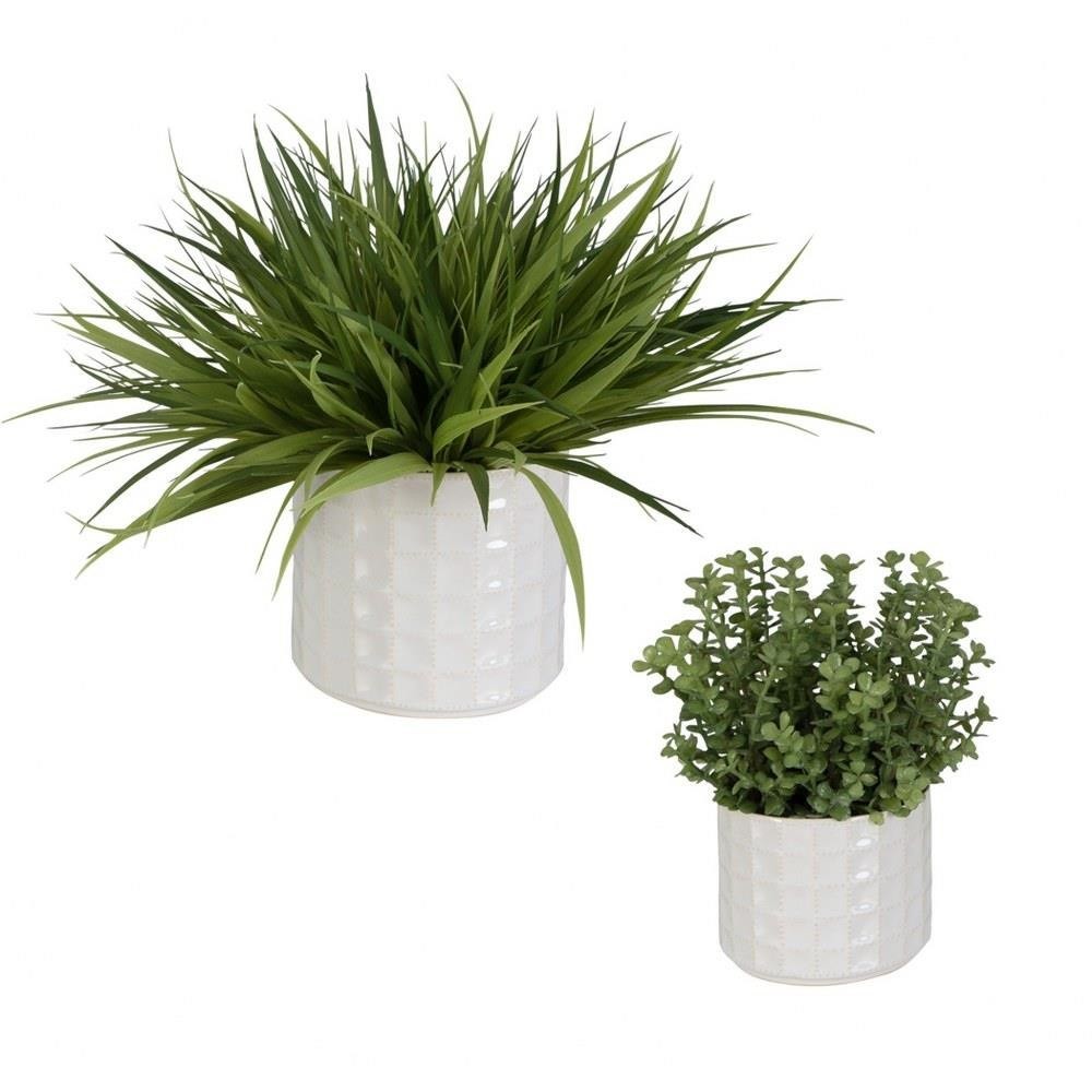 Darley Acres – Planter (Set of 2)-14 Inches Tall and 18 Inches Wide – Decor –