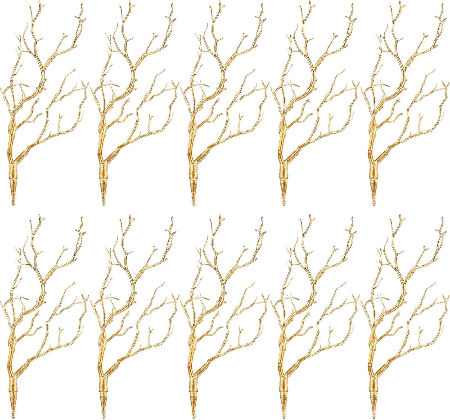 Elegant Gold Faux Tree Branches – Perfect for Wedding Centerpieces & Home Decor