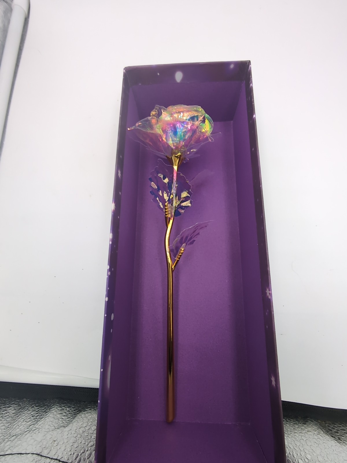 Love 24K Golden Rose For Birthday/Anniversary/Etc With Flashing LED Light