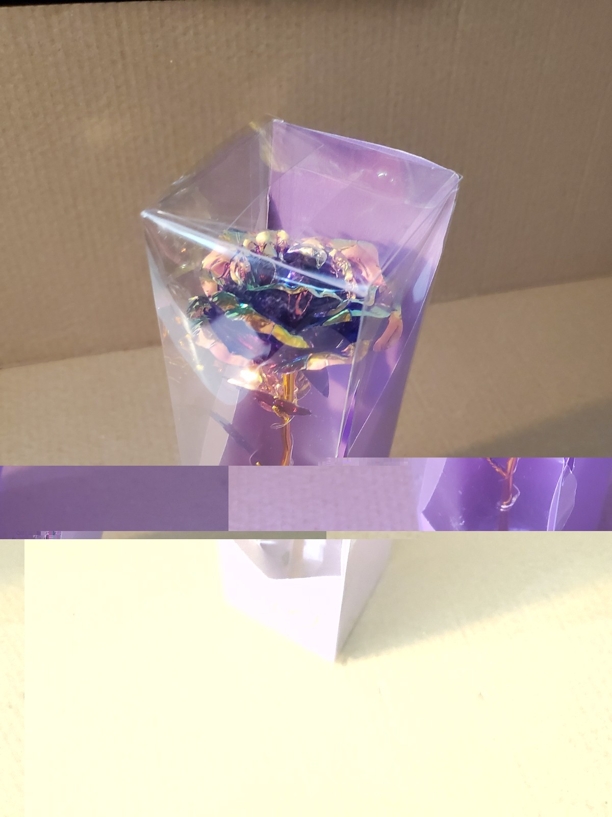 Best Wishes “Love Forever” Rose Flower LED Light Display