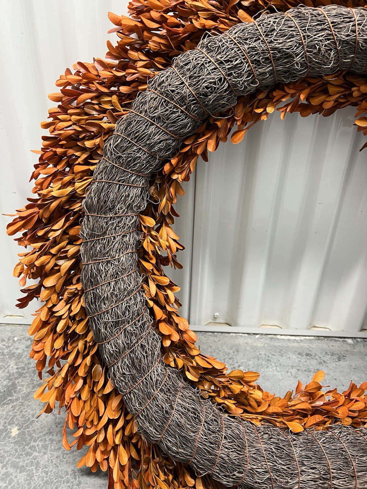24 Inch Real Preserved Boxwood Natural Wreath Fall Decor Thanksgiving