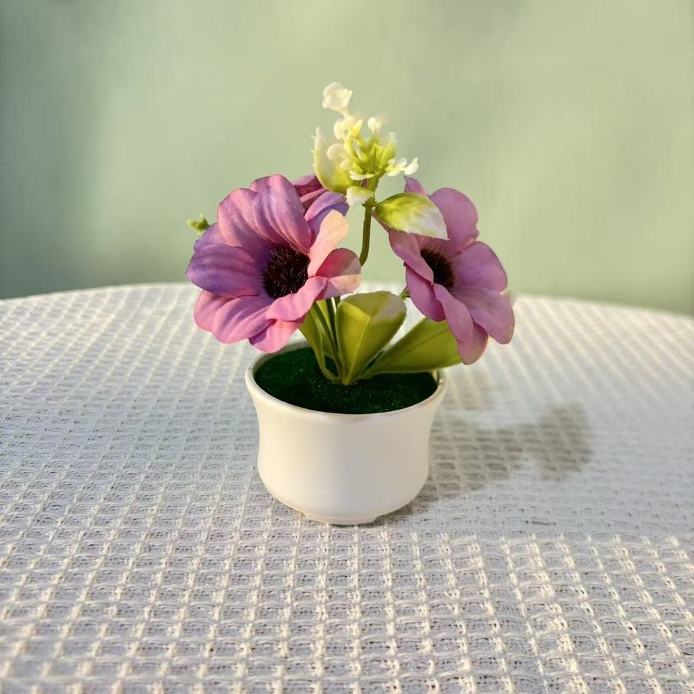 Tabletop for Decor Artificial Sunflower Sunflower Bouquet Fabric Cloth Material