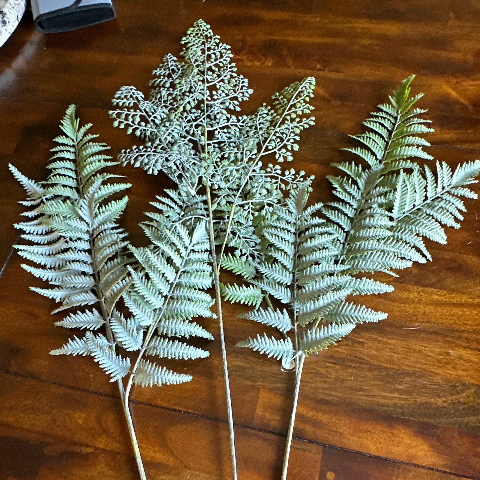 Artificial Green Fern Leaf & Foliage Flower Stem Floral Décor, 36”