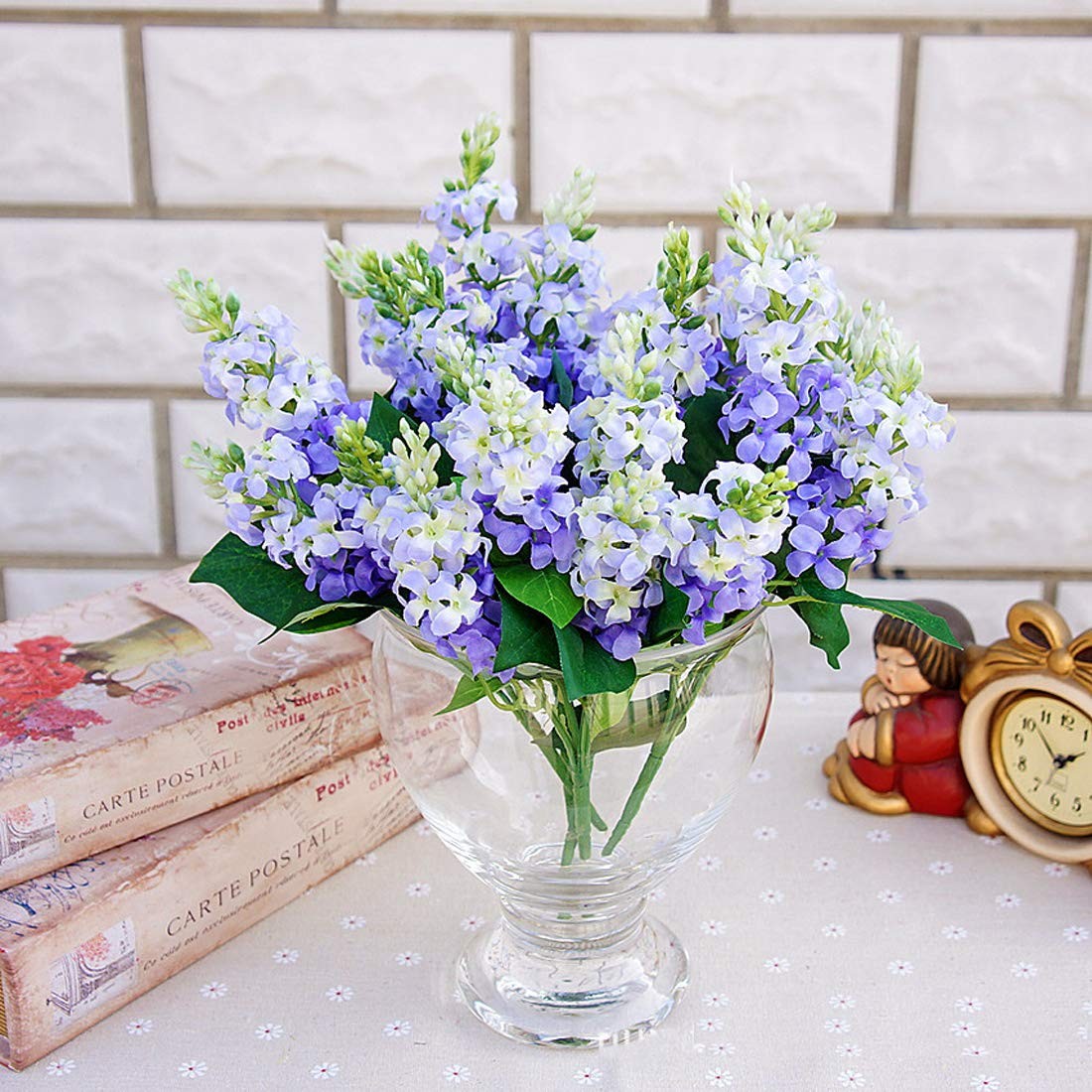 Artificial Fake Flowers Silk Plastic Plant Arrangement 3 Bouquets – Home Indoor