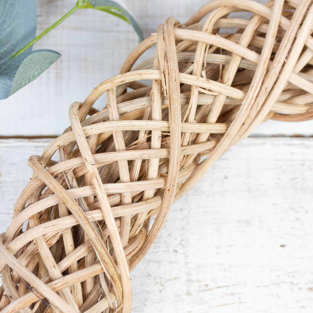 Bulk Package of 12 Natural Vine Twig 12″ Hand Woven Wreaths