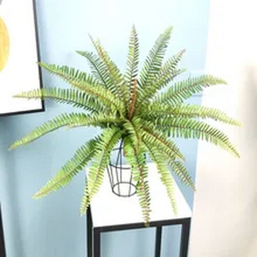 50/65cm Large Artificial Fern Tropical Palm Plant House Porch Patio Indoor Decor
