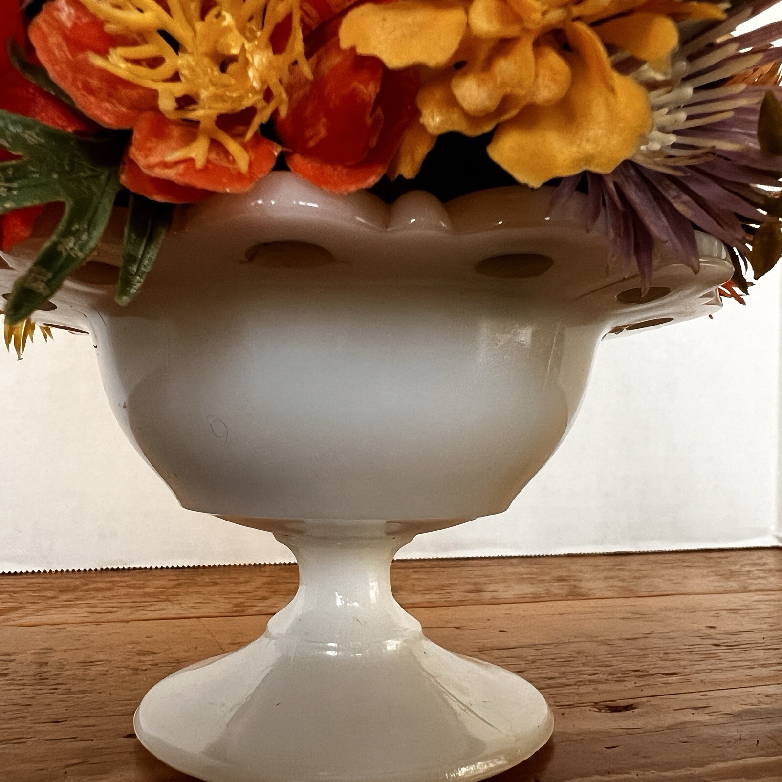 11″ Tall TOPIARY PLASTIC Floral Arrangement Table Decor MCM