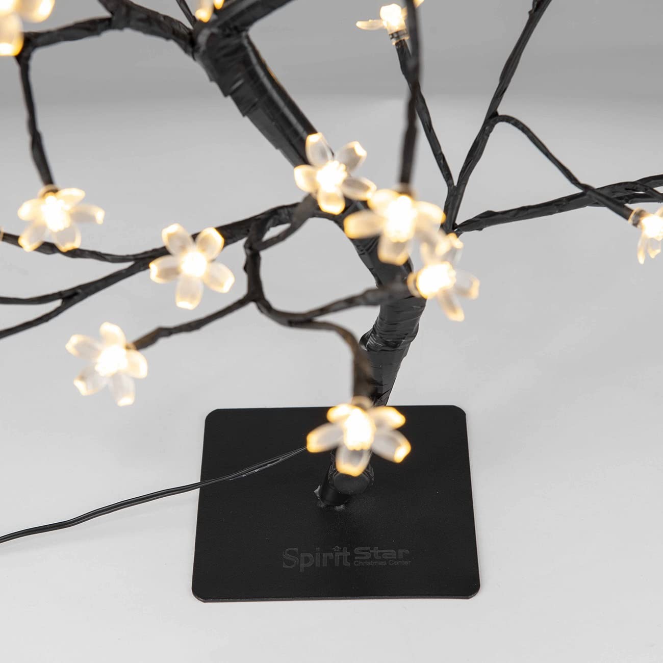Cherry Blossom Bonsai Tree Light 18IN Tree Lamp with 48 LED Japanese Cherry B…